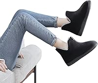 Vista 5 de Pantuflas para hombre y mujer, con forro de piel cálida, espuma viscoelástica, para invierno, para casa