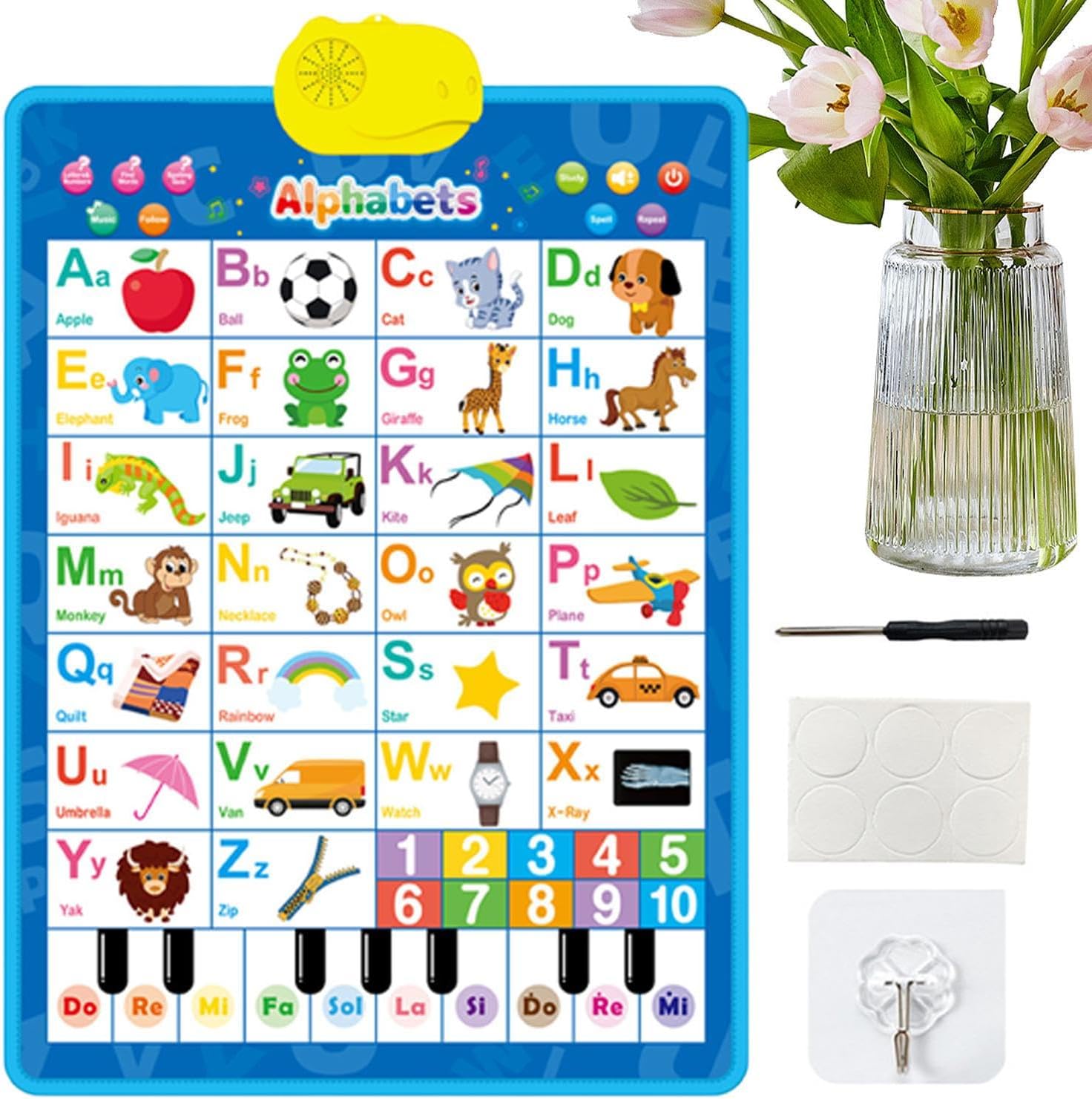 Electronic Alphabet Wall Chart Electronic Interactive Educational ...