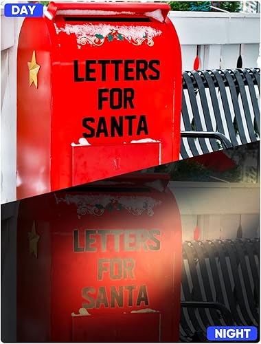 Miniatura 4 de Seloom 148 calcomanías de números y letras para buzón, juego de 3 x 7 números del 0 al 9 y 3 x 3 pulgadas, letras del alfabeto para exteriores e