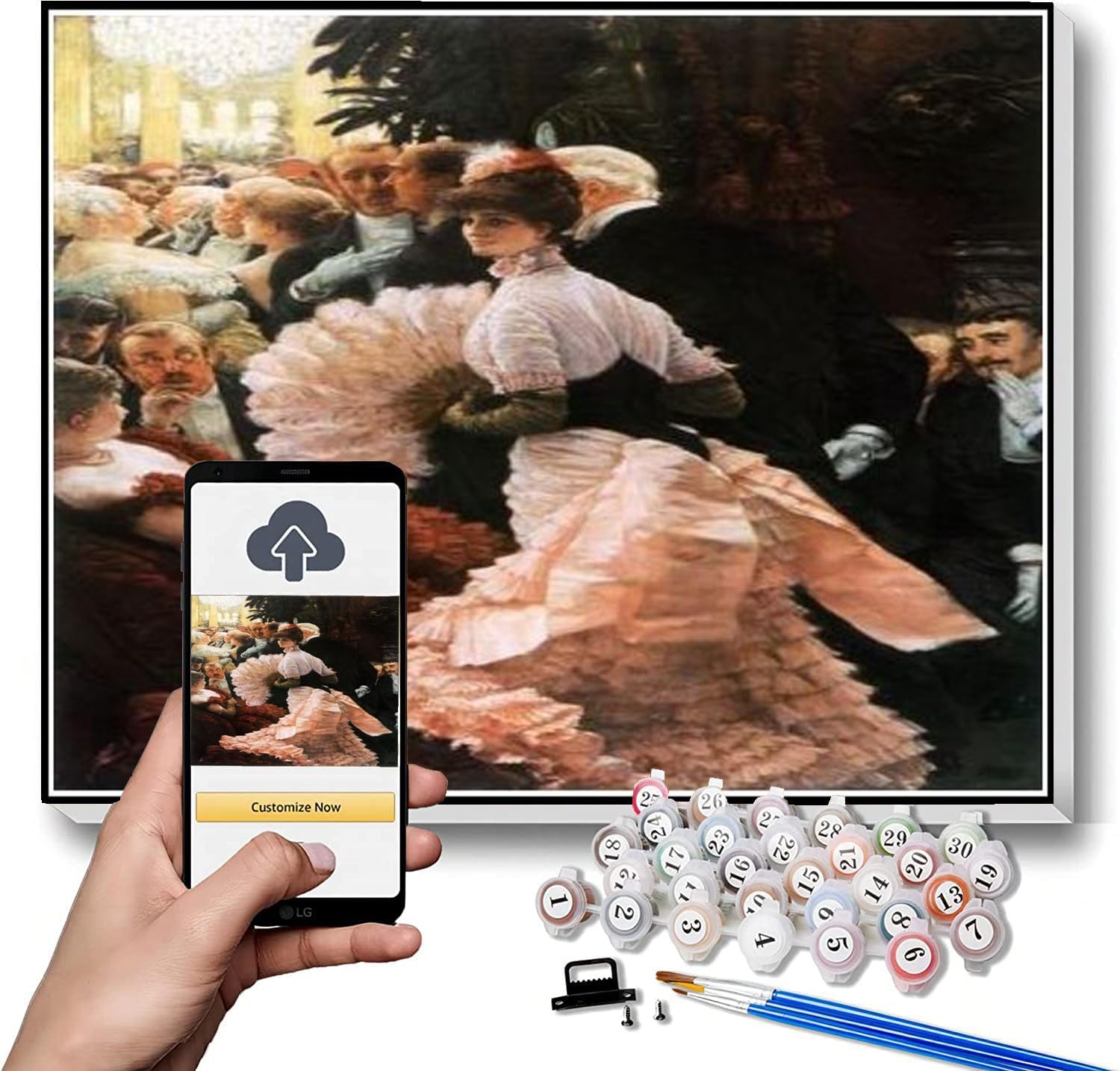 Paint by Numbers for Adult Kits The Political Lady Painting by James