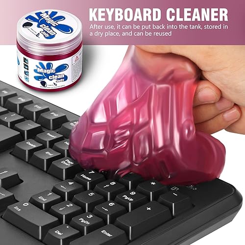 Miniatura 32 de DNA MOTORING Geles de limpieza de automóviles, herramientas de detallado automático, masilla de limpieza, limpiador de interior de automóvil, Azul