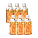 Mogu Mogu Orange Juice with Nata de Coco Jelly 320ml (Pack of 6), Refreshing Tropical Thai-Made Sip & Chew Beverage gallery image