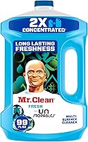 Vista 7 de Mr. Clean 2X Limpiador concentrado para múltiples superficies con aroma fresco Unstopables, 41 onzas líquidas