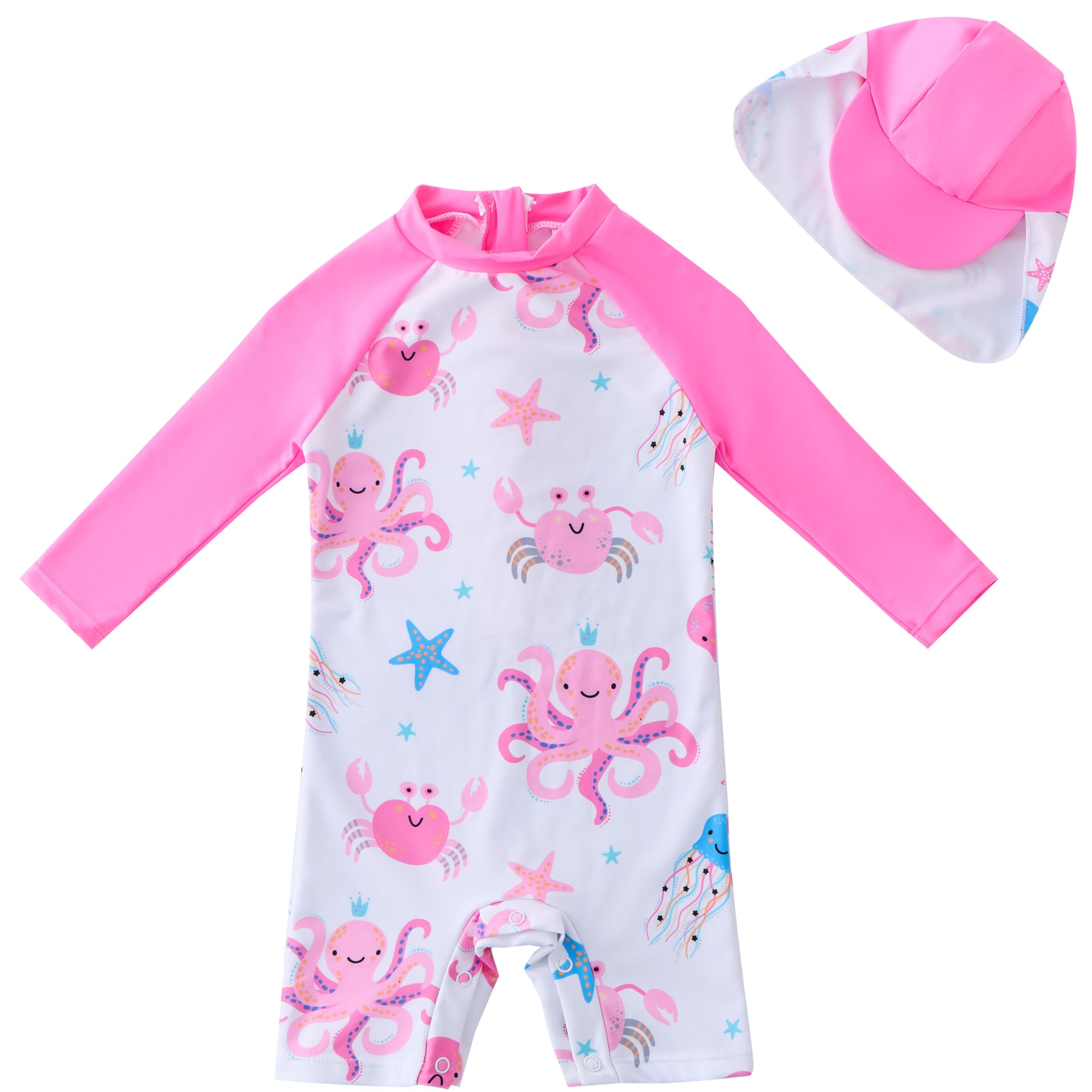 UMELOK Baby Girl Swimsuit Infant UPF 50+ Bathing Suit Size Months