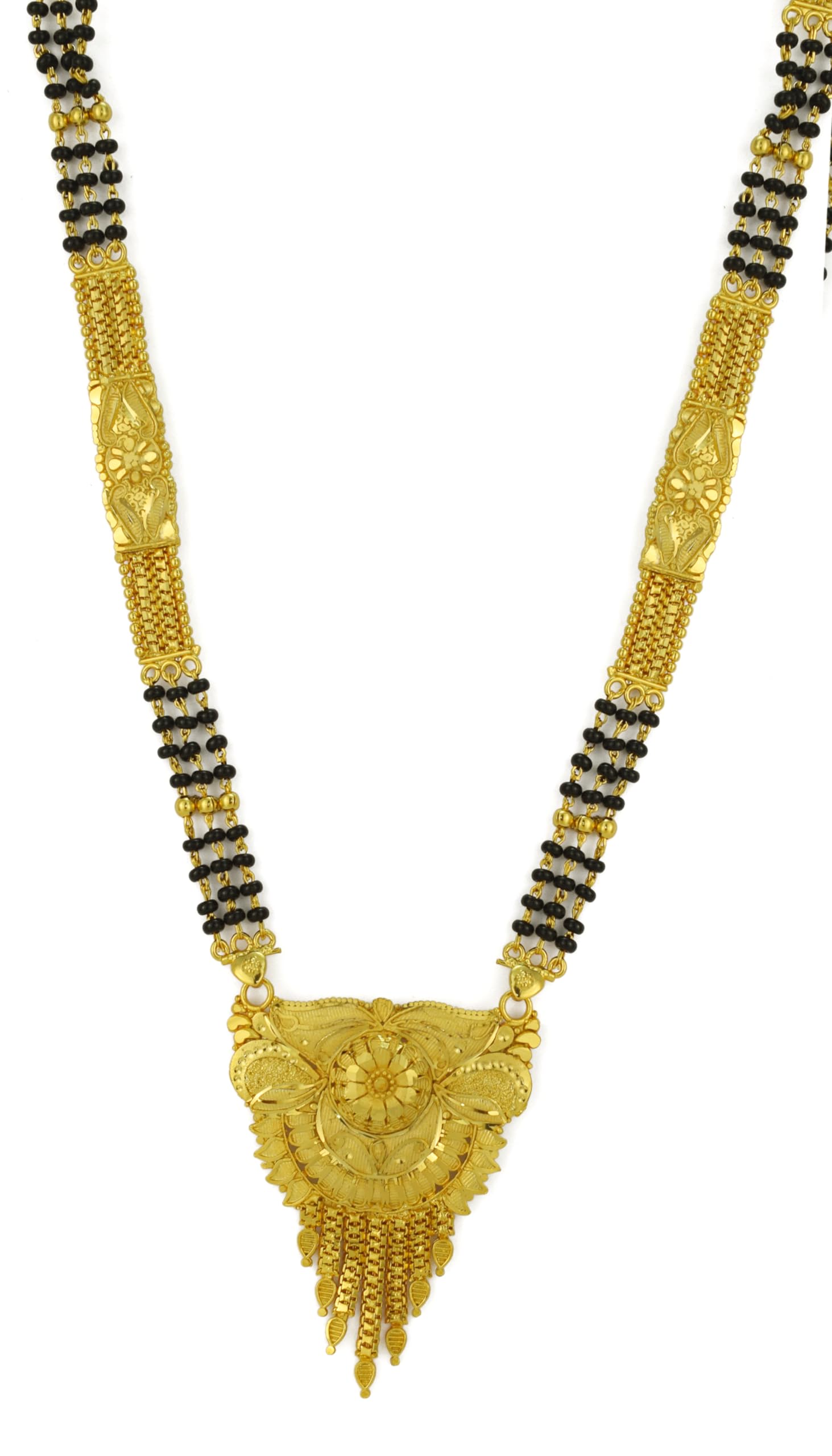 Jecy JEWELS 24K One Gram Gold Plated 24 Inches Long 4 Lines Mangalsutra 8502-2 (B0CMCS4TSX) Amazon Price History, Amazon Price Tracker