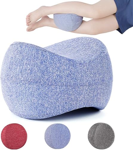 Almohada de rodilla para personas que duermen de lado, alivio del dolor del nervio ciático, almohada de piernas o embarazo para dormir, cadera,
