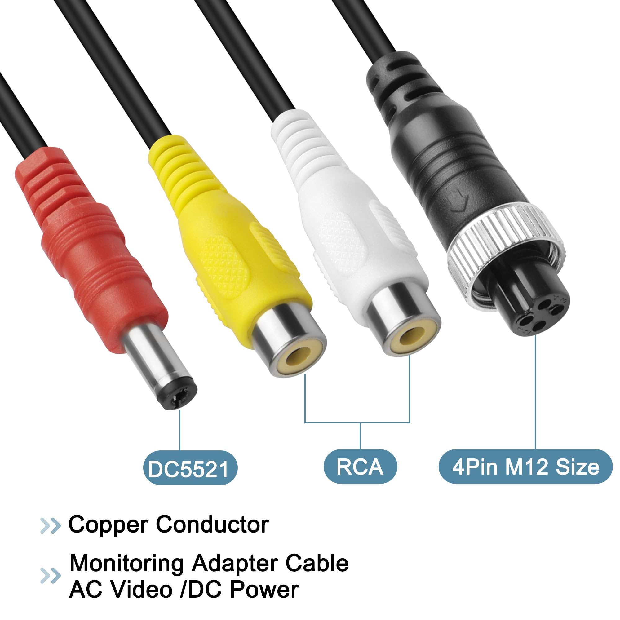 APBR11 - Adattatore BNC/RCA a I maschio