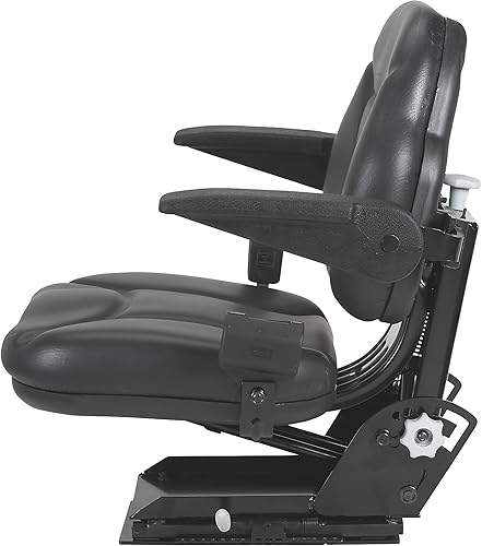Miniatura 3 de A & I Products Big Boy - Asiento de tractor de suspensión para niños, color negro, número de modelo BBS108BL