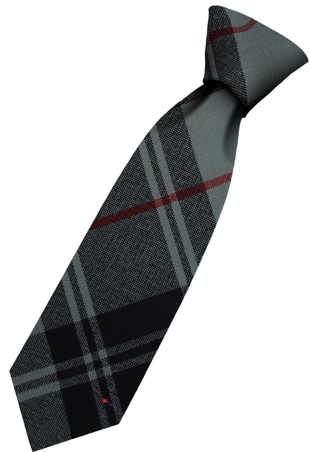 I LUV LTD Mens All Wool Tie Woven And Made in Scotland in Moffat Modern Tartan