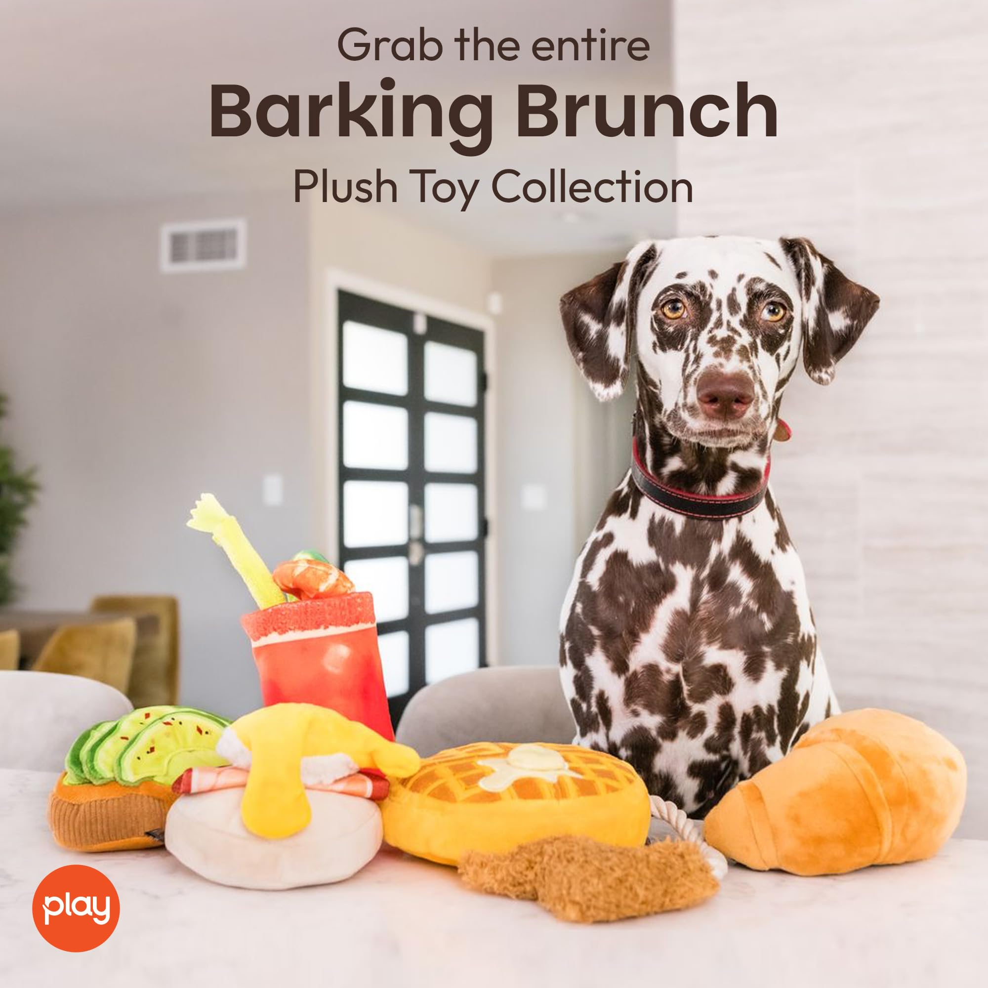 P.L.A.Y. Pet LIFESTYLE and You Barking Brunch Collection - Juego de cinco piezas, varios tamaños