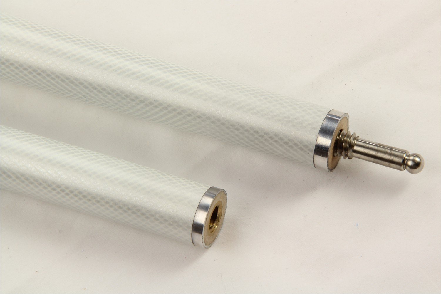 57 "Enfer Blanc 2 Section Graphite Snooker Billard – 9mm Pointe