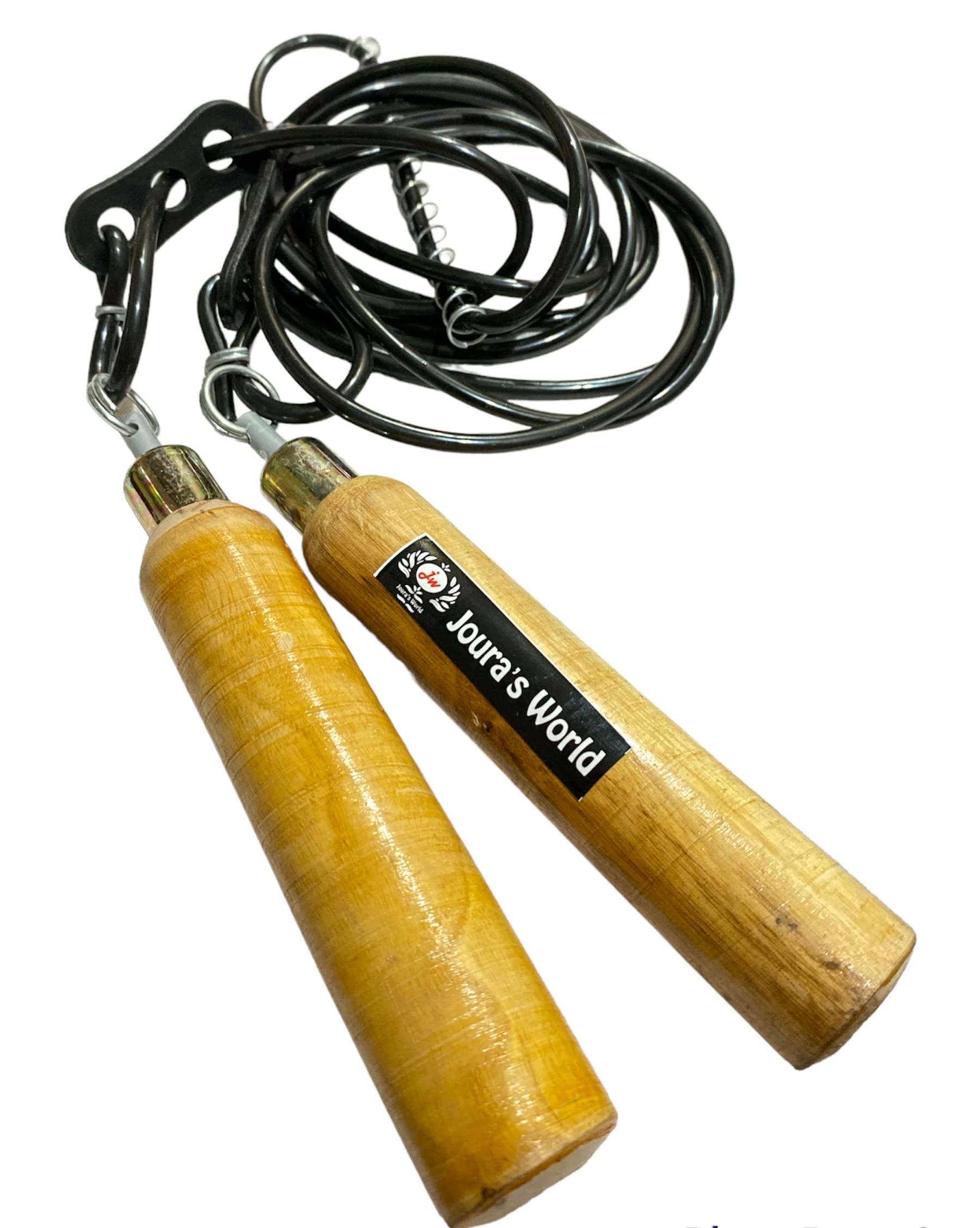 Jouras World Wooden Skipping Rope for Men and Women Jumping Rope Speed Skipping Rope for Kids, Women, Girls Rassi Jumping Men for Exercise, Gym, Sports Fitness Adjustable Jump Rope (Black) (B0BH1GKTW7) Amazon Price History, Amazon Price Tracker