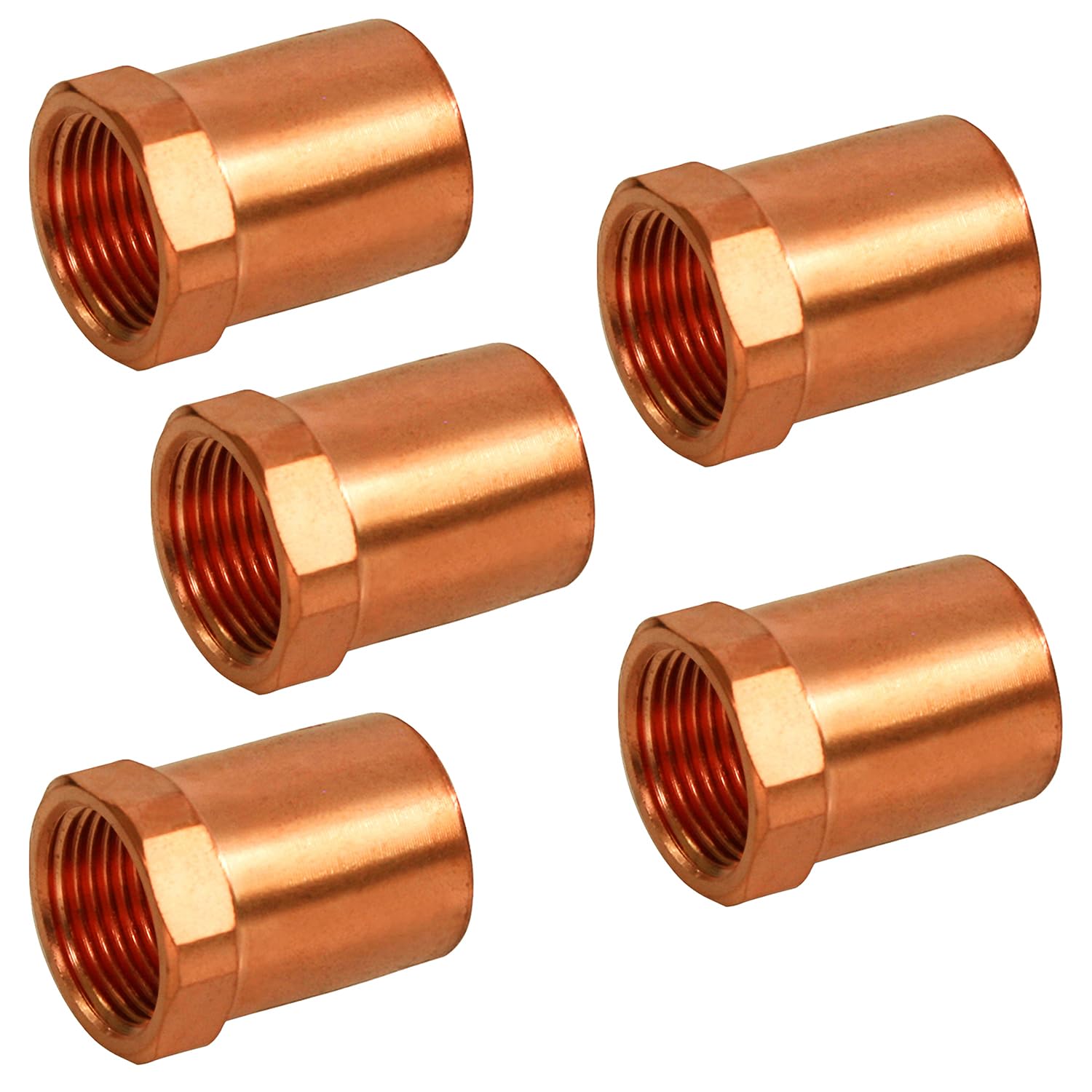 Adaptateur Femelle FTG x FIP 1-1/4 Cuivre Everflow FTFA0114-5