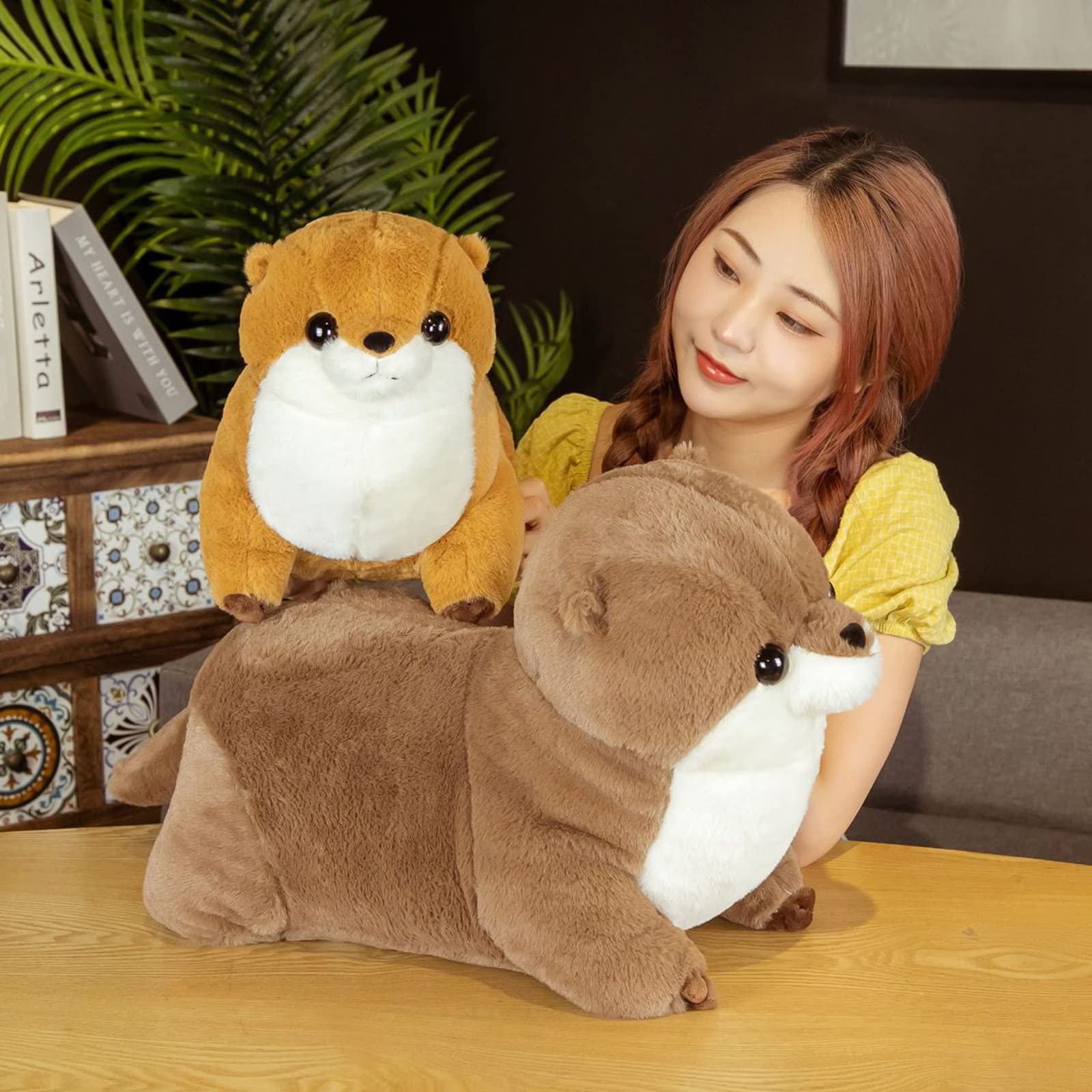 valentine's day stuffed otter