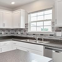 Vista 8 de Art3d Azulejo Backsplash para cocina, despegar y pegar, 10 hojas de azulejos autoadhesivos de pared para cocina, salpicaduras en la parte trasera