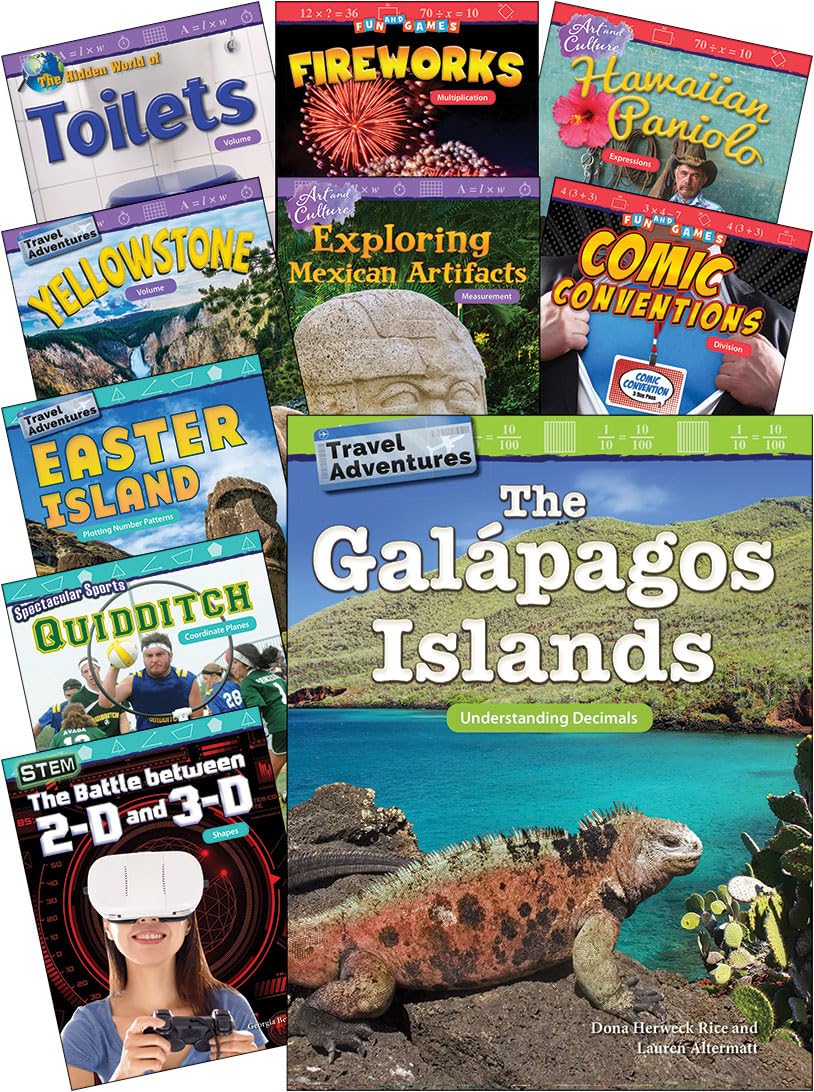 Geometry, Measurement, and Operations and Algebraic Reasoning for Fifth Grade, 10-Book Set (Mathematics in the Real World)