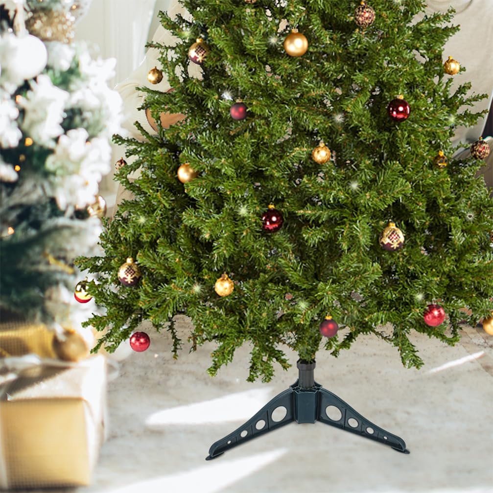 Veemoon 4pièces Support pour Sapin de Noël Stable Étagère de Support pour Sapin de Noël avec Design Épuré Facile à Installer sans Outils