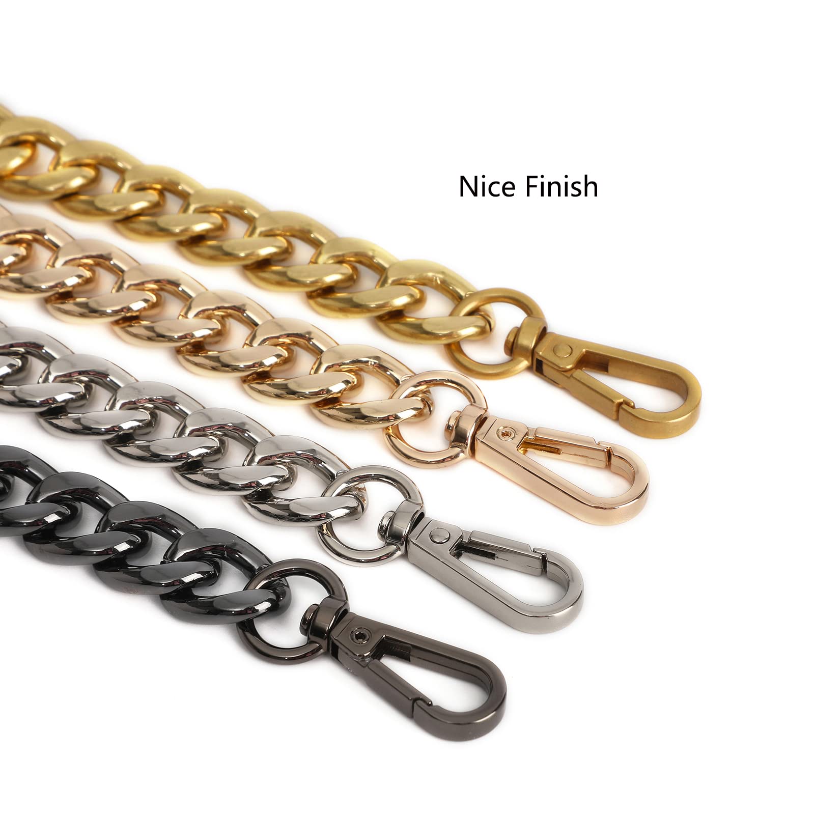 Flora & Co | Sac à Main Bandoulière Chaîne Croco Noir | Corcochic