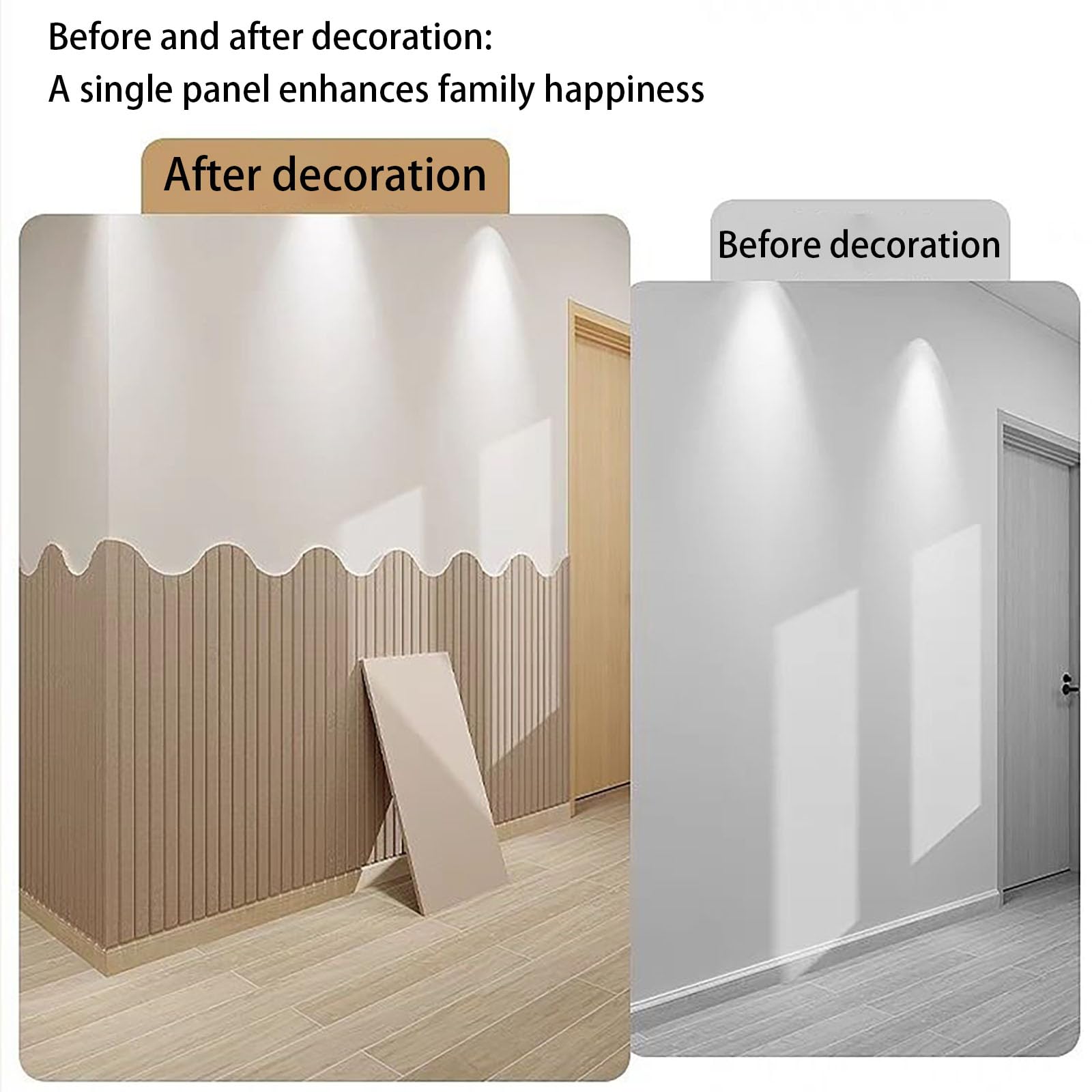 Generico Pannelli Murali Autoadesivi 3D in Feltro, Cuscini Murali Anticollisione Imbottiti in Schiuma, Cuscini Murali per Decorazioni Murali A Scuola, Casa e Ufficio,Beige,80x240cm