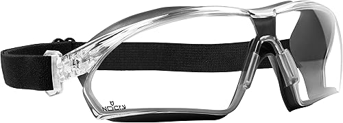 Miniatura 4 de NoCry Gafas de seguridad transparentes antiempañamiento resistentes a los arañazos, protección UV y gafas de seguridad ligeras con lentes