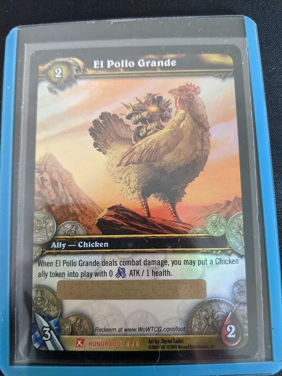 Warcraft Wow EL Pollo Grande Chicken Mount LOOT Rare