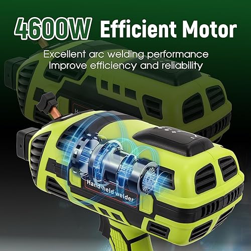 Miniatura 3 de Máquina de soldadura de mano de 4600 W 20-120A 110 V Pistola soldadora de arco portátil con 6 ajustes de corriente variable IGBT inversor con