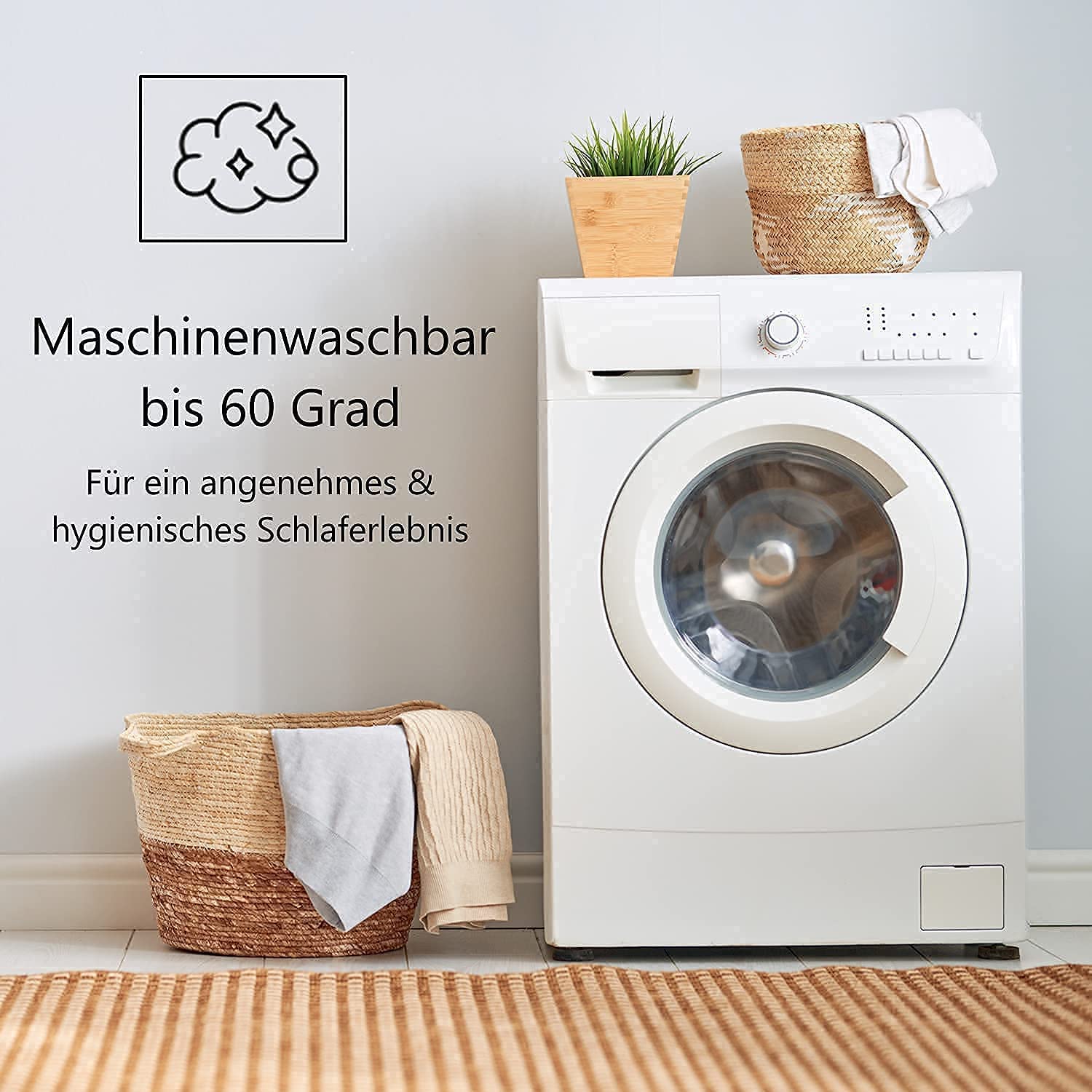 Welt der Träume Daunen-Federn Bettdecke 1 Stück | 155x200 cm | Füllgewicht: 1600 Gramm | Warm | 100% Baumwolle | Daunenbettdecke 155x200 | Federdecke | kein Lebendrupf | Winterdecke