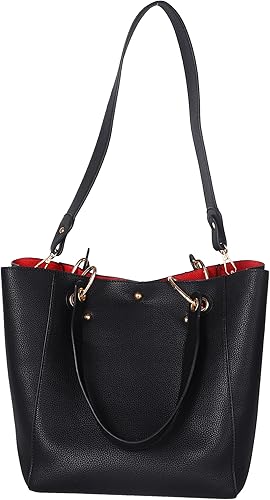 Miniatura 5 de Bolsas de mano de gran capacidad para mujer ideal para trabajo, bolsos grandes y bolsas de cuero para mujer, bolsa de viaje de hombro grande e