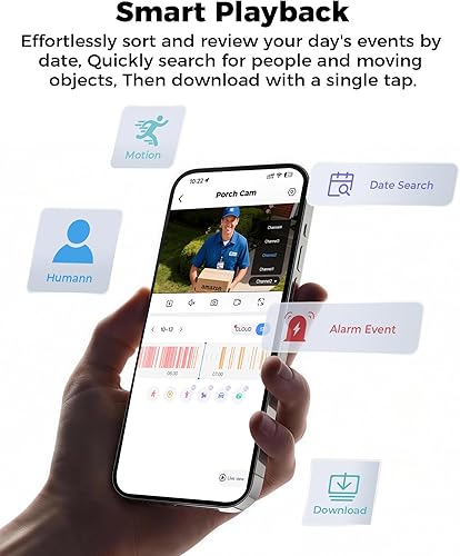 Miniatura 6 de Cámaras de seguridad inalámbricas de 4MP para exteriores, sin suscripción, 128 GB de almacenamiento local, cámaras alimentadas por energía solar