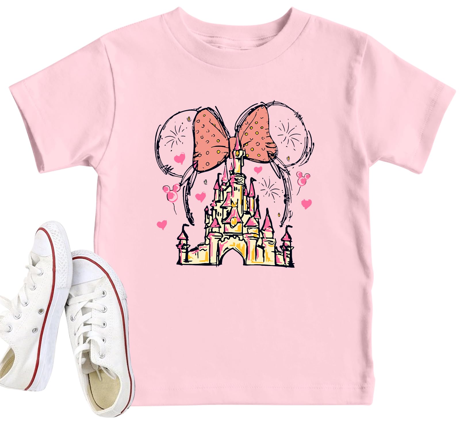 Magical Shirts Women Girls Family Vacation Matching Shirt Magic Kingdom T-Shirt Mommy and Me Trip Short Sleeve Tops