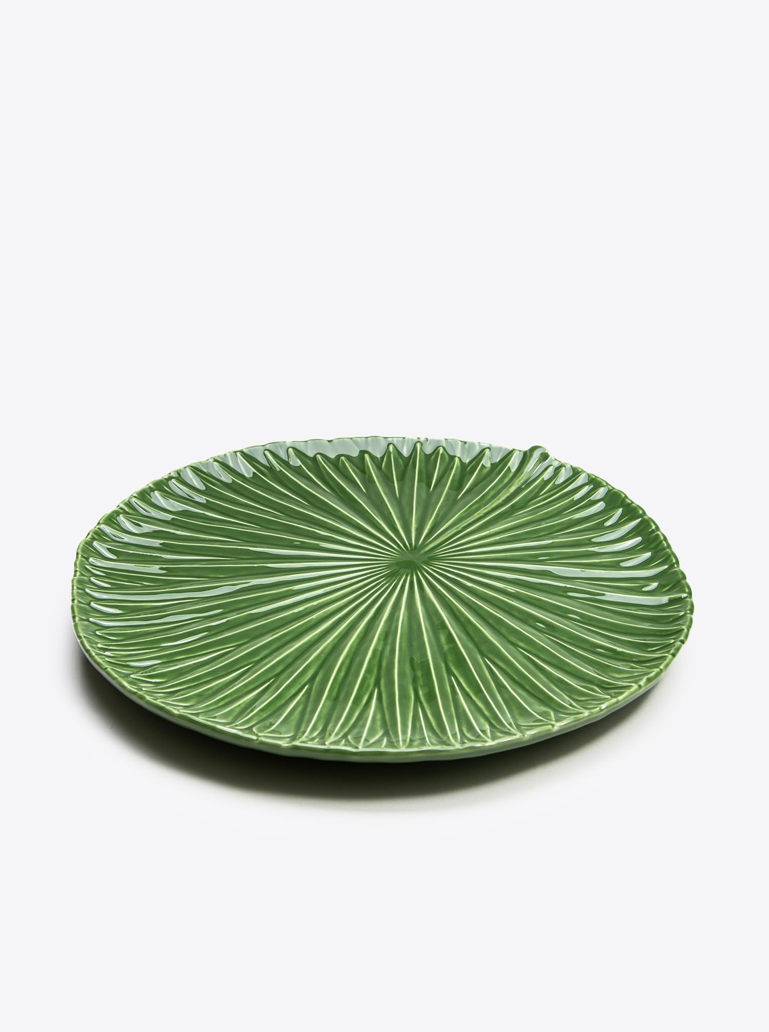 Bordallo Pniheiro Amazonia Charger Plate Set/2, large, Green