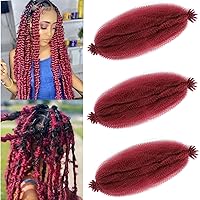 Vista 47 de Extensiones de cabello afro rizado Ginger 12 pulgadas, trenzas Marley de cabello trenzado elástico 350, extensiones de cabello afro rizado y rizado