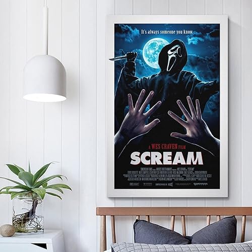 Miniatura 5 de jongi Póster de película de terror, póster artístico y arte de pared, póster moderno para decoración de dormitorio familiar, 24 x 36 pulgadas (23.6