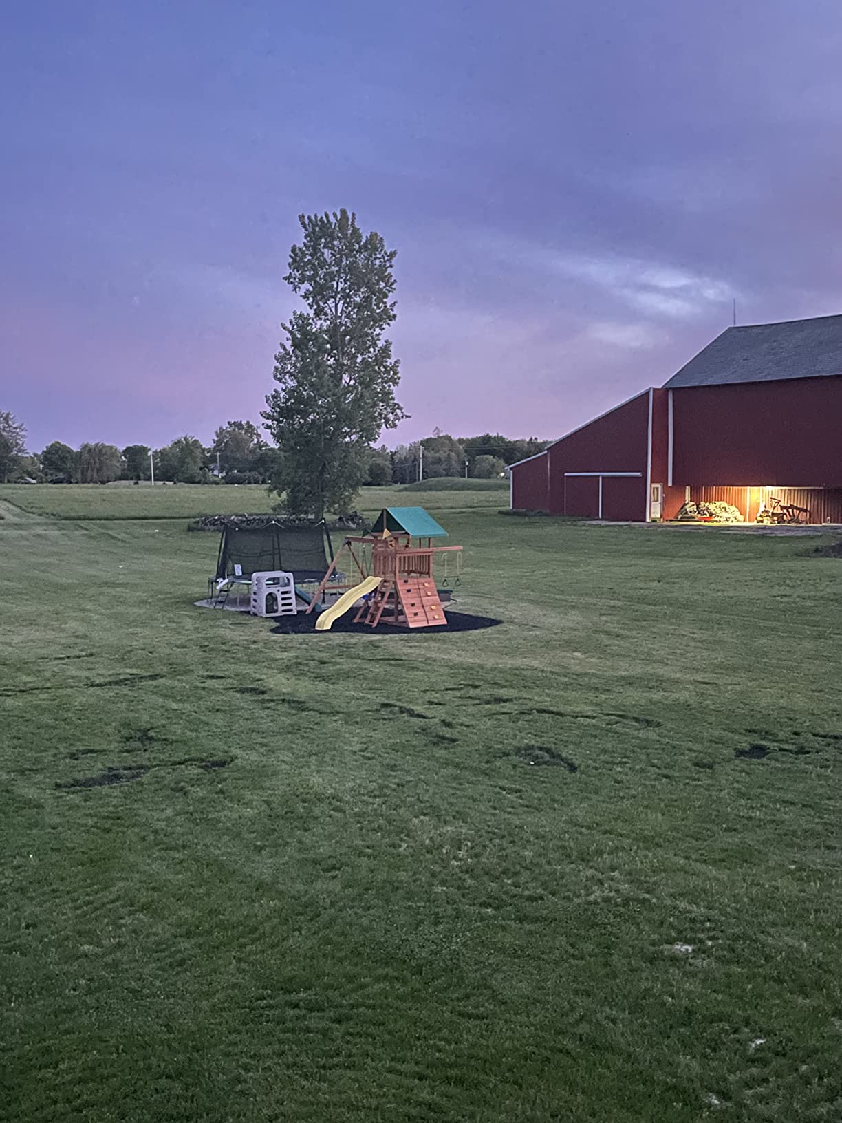 53/mo Finance Gorilla Playsets 011069Y Outing Wood Swing Set with