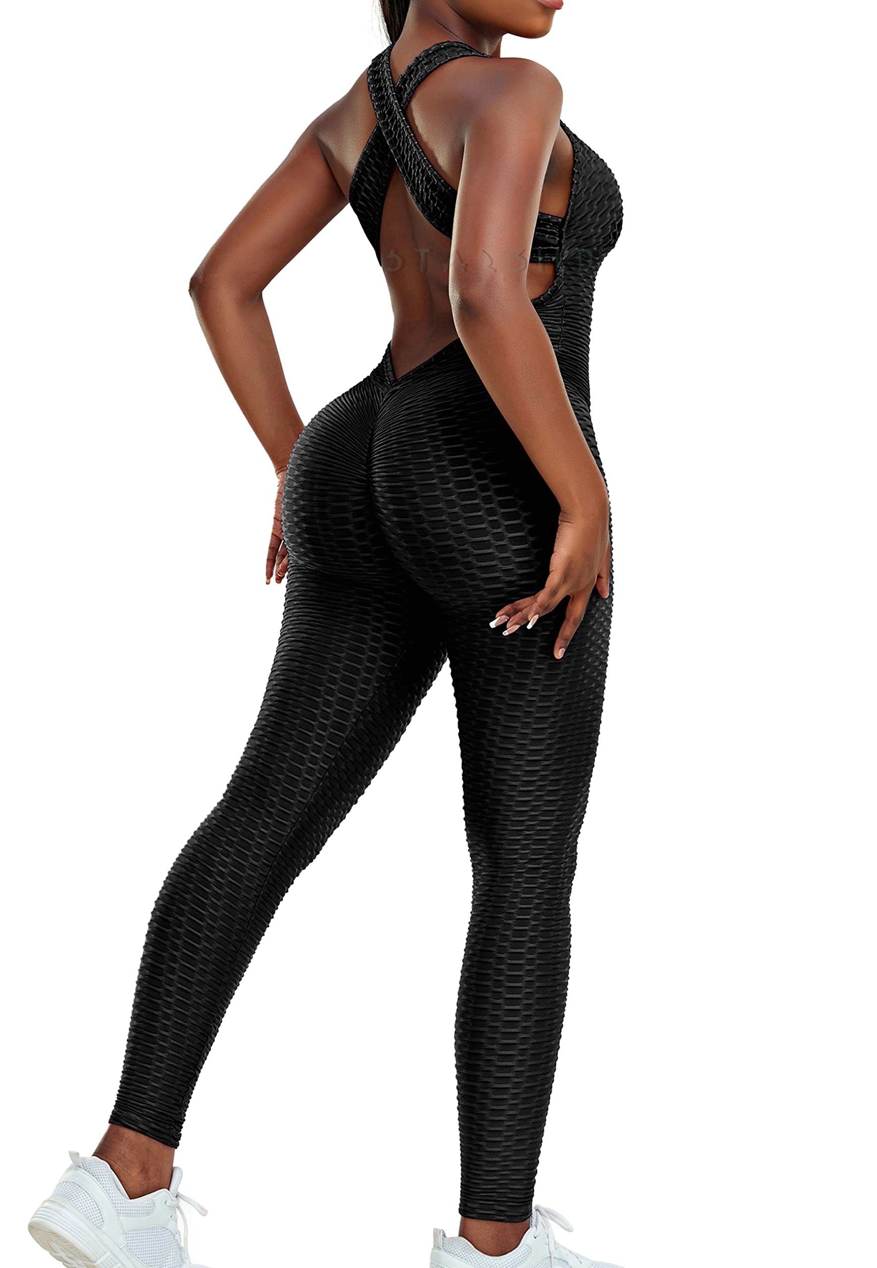 STARBILD Mono Anticelulítico para Mujer, Jumpsuits Deportivo Sexy Push Up, Traje de Yoga para Gimnasio