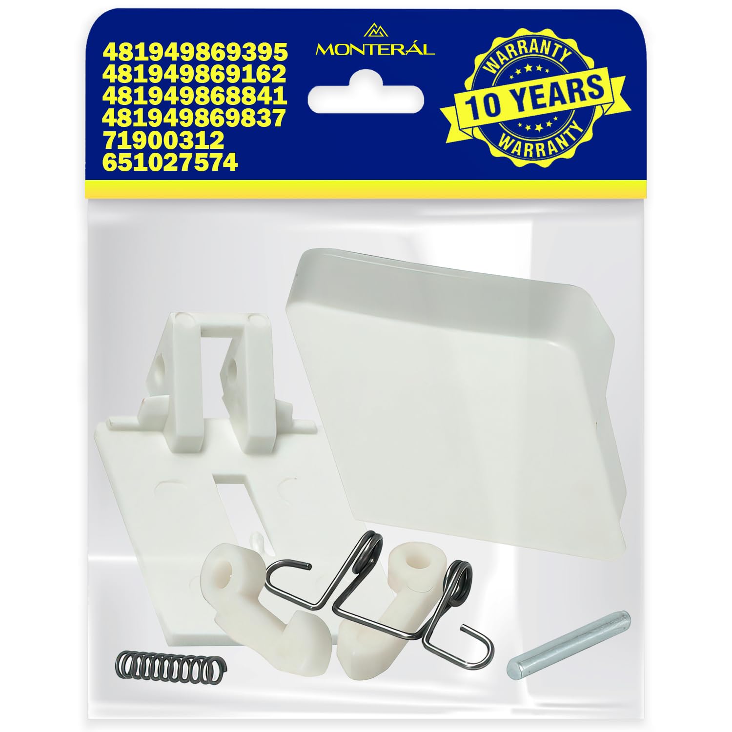 Zamknij Ściągacz Wół do drzwi Pralka z oryginalnym kodem 481949869395 481949869162 481949868841 481949869837 71900312 do Whirlpool dla Philips do Ignis - 10 lat gwarancji - MONTERAL