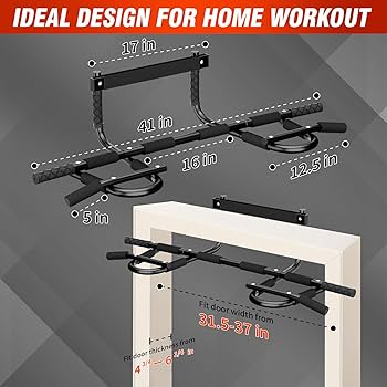 Amazon.com : Multi Grip Pull Up Bar for Strength Training
