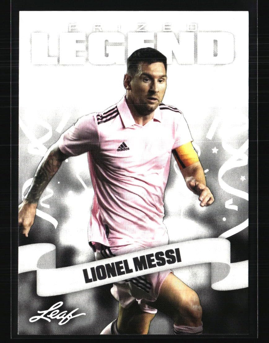 2023 Leaf Prized Legends #12 Lionel Messi Inter Miami CF Soccer Trading Card