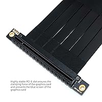 Vista 8 de PCI-E Cable de extensión pci Cable de extensión 16x pcie Riser (pcie Extender 90 grados 7.9 in)pcie Riser Cable