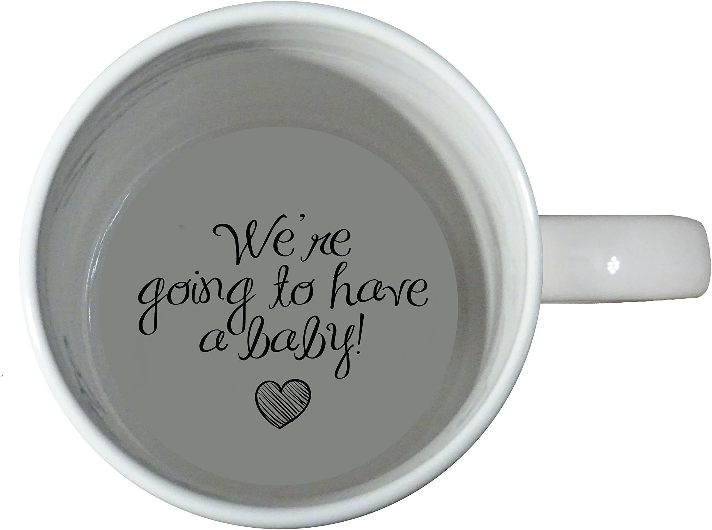 We're Going to have a Baby Coffee Mug, Pregnancy Announcement, pregnancy reveal, Bottom, hidden message, secret message, Coffe cup