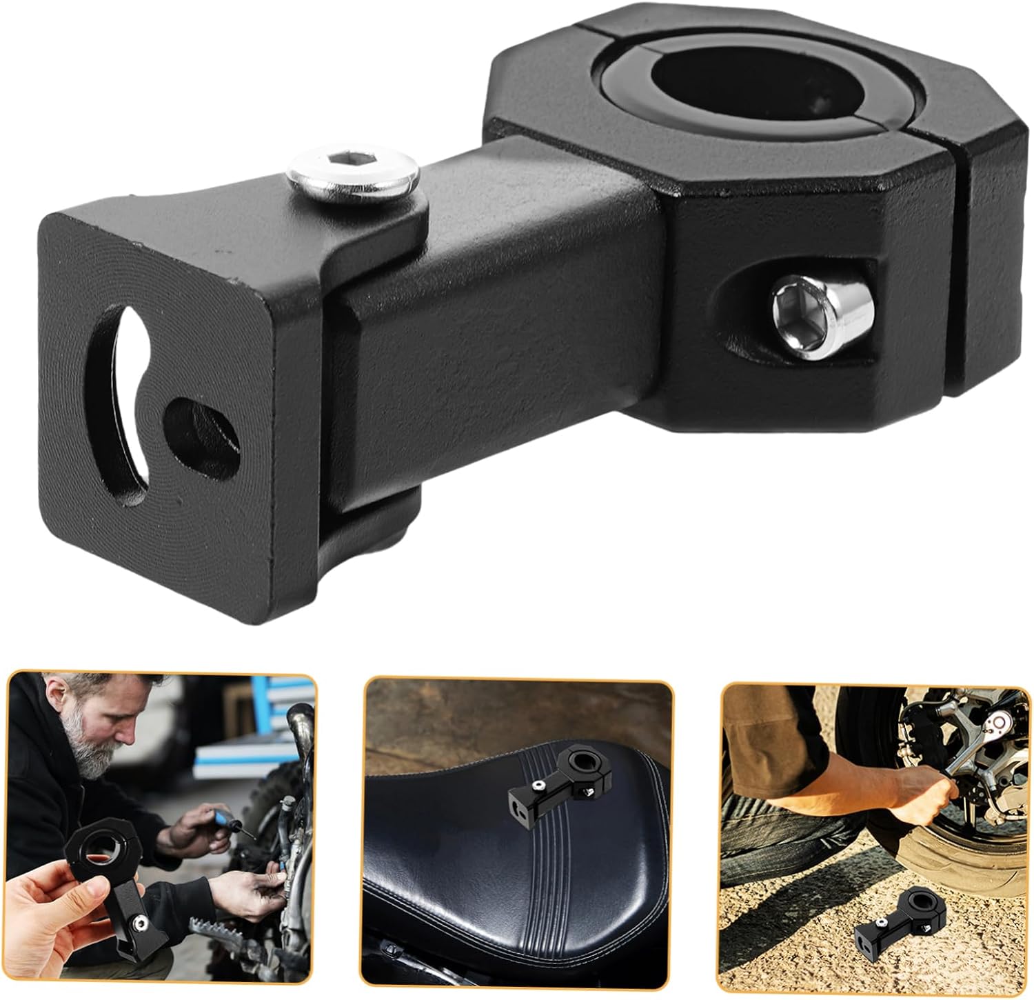 Motorcycle Auxiliary Light Mounting Holder Headlight Bracket for Front Fork Design for Easy Installation Compatible Motorbike Models