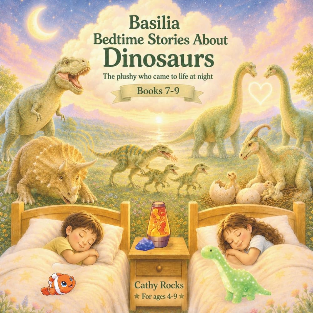 Basilia - Bedtime Stories about Dinosaurs: Trilogy 3 - Books 7-9