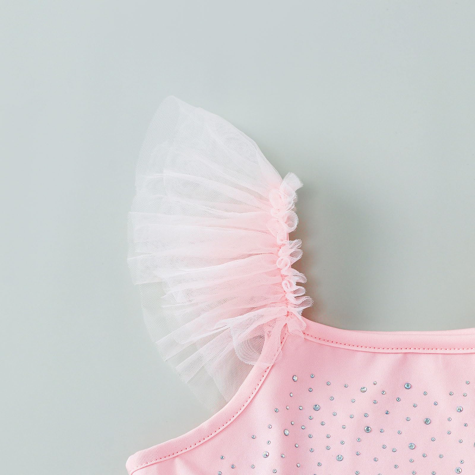 Tutu.kk Leotardos de baile para niñas pequeñas, sin mangas, de tul, vestido de ballet y tutú, disfraz de bailarina para cumpleaños, fiesta
