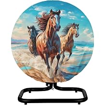 Upetstory Horse Fan Cover for 18-24 Inch Industrial Floor Fan Covers Washable Dustproof Metal Fans Covers High Velocity Drum Fan Covers for Home Outside Office Living Room