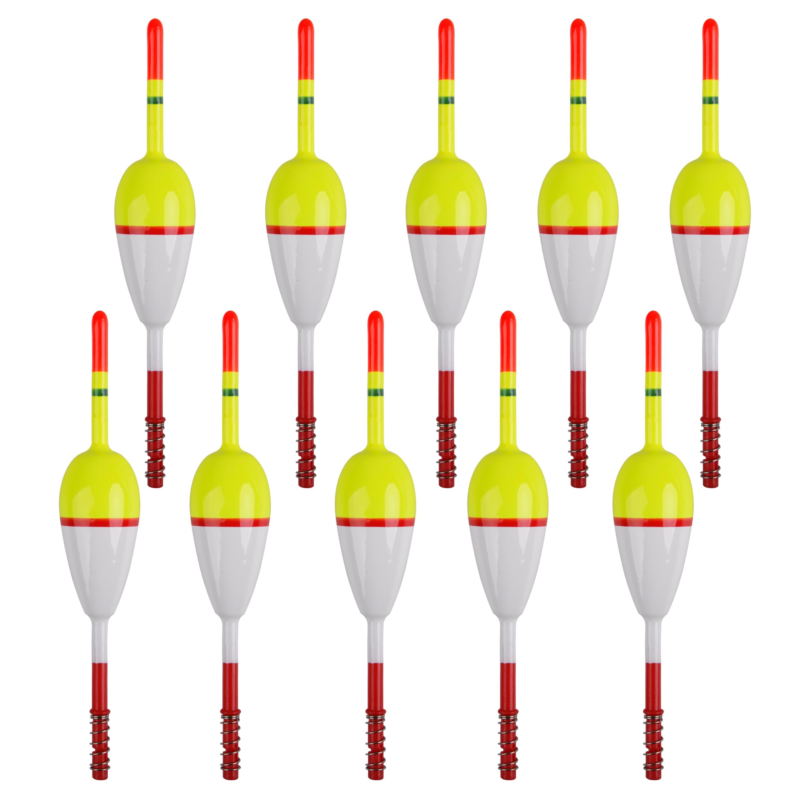 Fishing Floats and Bobbers Slip Bobbers for Fishing Spring Oval Stick Floats Slip Bobbers for Crappie Catfish Trout Fishing