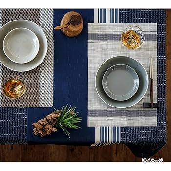 【未使用】 テーブルクロス 140cmx230cm Amazon｜カインズ(CAINZ) テーブルクロス なごみ ネイビー 120