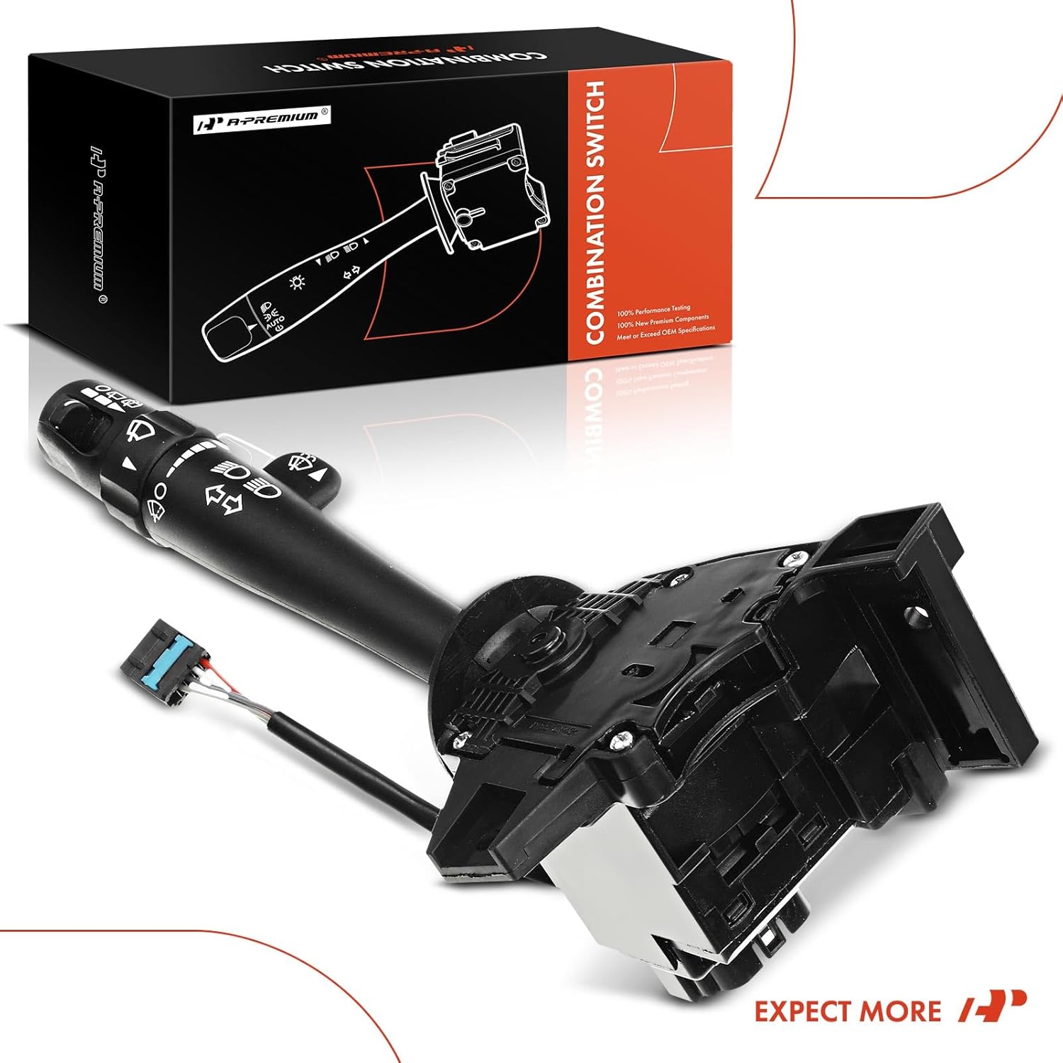 A-Premium Multifunction Switch Turn Signal Switch Headlamp Beam Windshield Washer Wiper Switch Compatible with Chevy Uplander 2005-2009, Buick Terraza 2005-2007, Saturn Relay 2005-2007