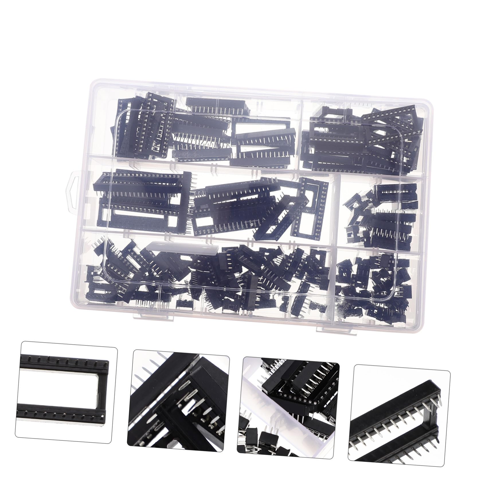 Zócalo de Ci de Soldadura Dip 150 Piezas Plástico Metal Negro
