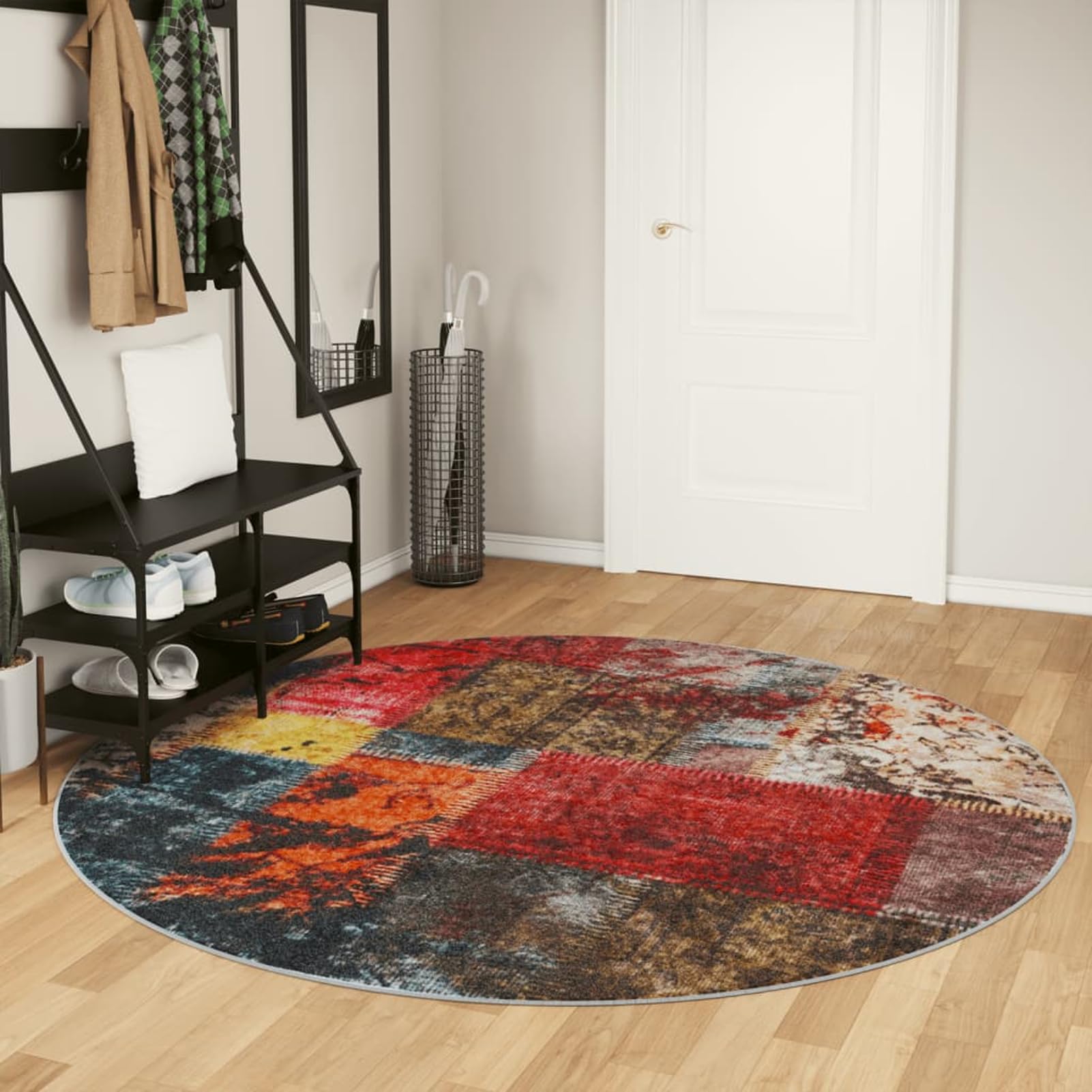 Tapis antidérapant pour salon Gecheer en velours doux
