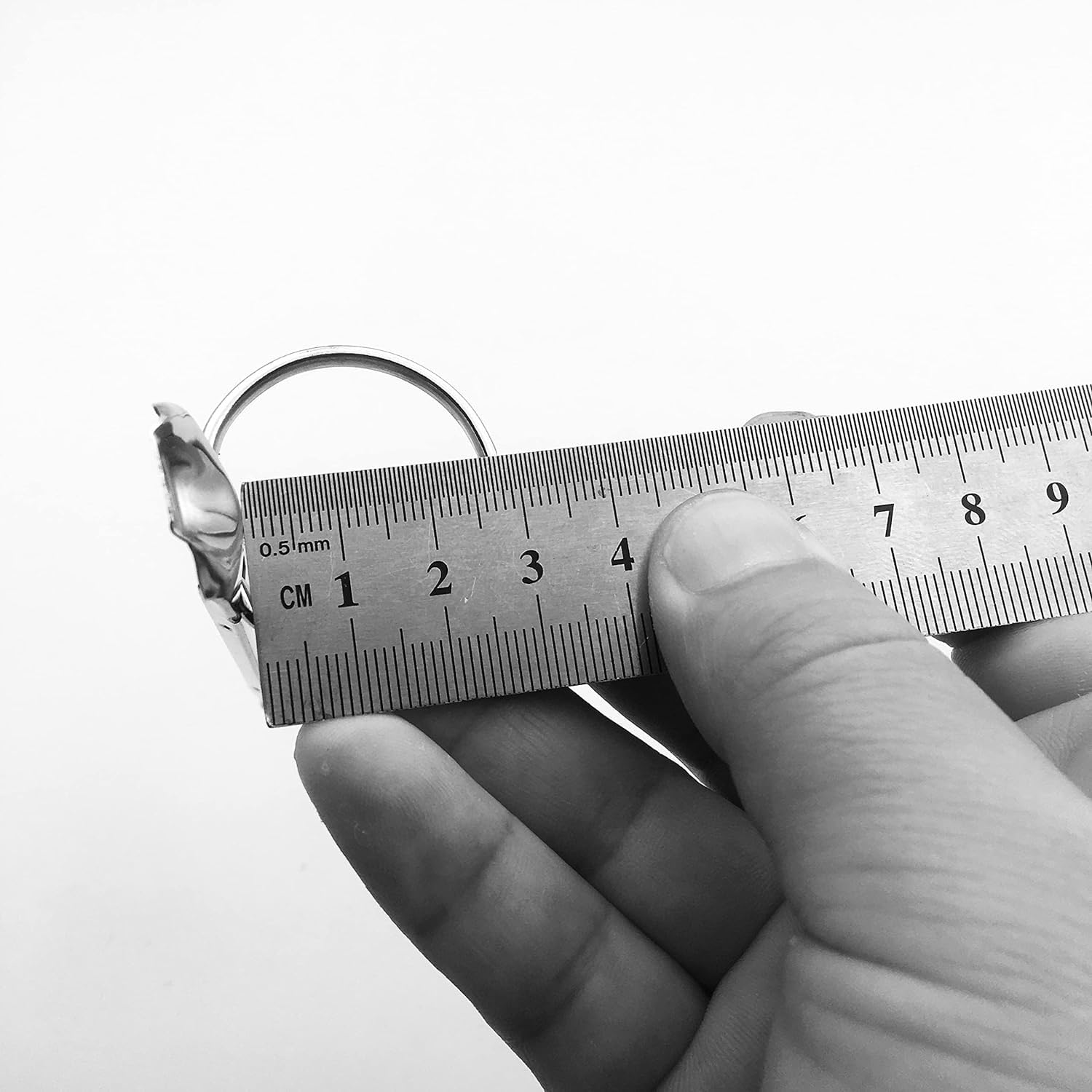 Lot De 5 Mécanismes à Anneaux En D Pour Reliure Supérieure - Longueur 123 Mm - Dos 30 Mm - Pour Classeurs, Chemises Métalliques Mécanisme à Anneaux